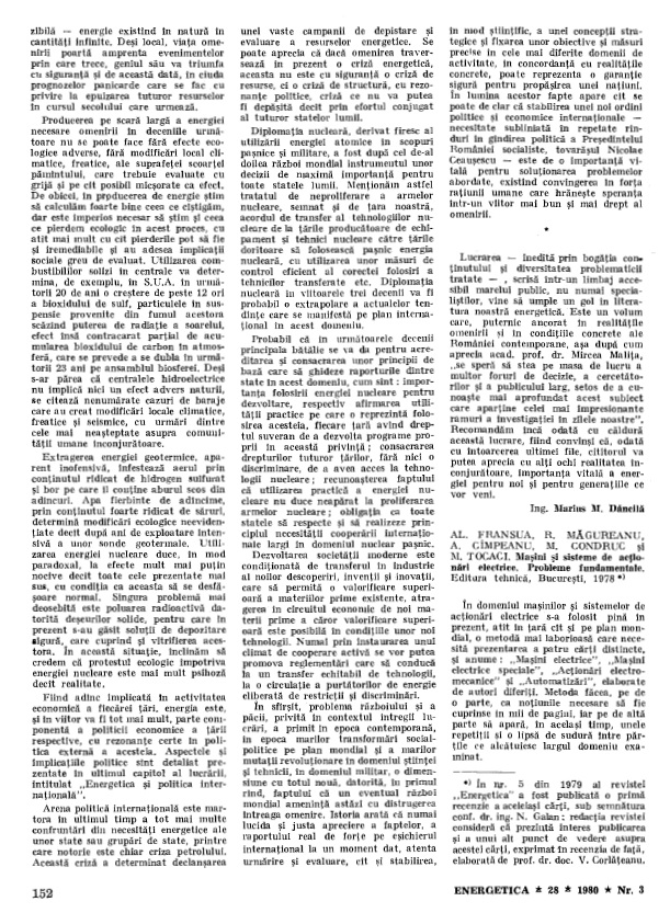 Recenzie 4 - Energia 3 decenii